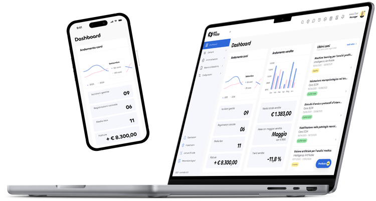 ProMate dashboard — software gestionale per la formazione